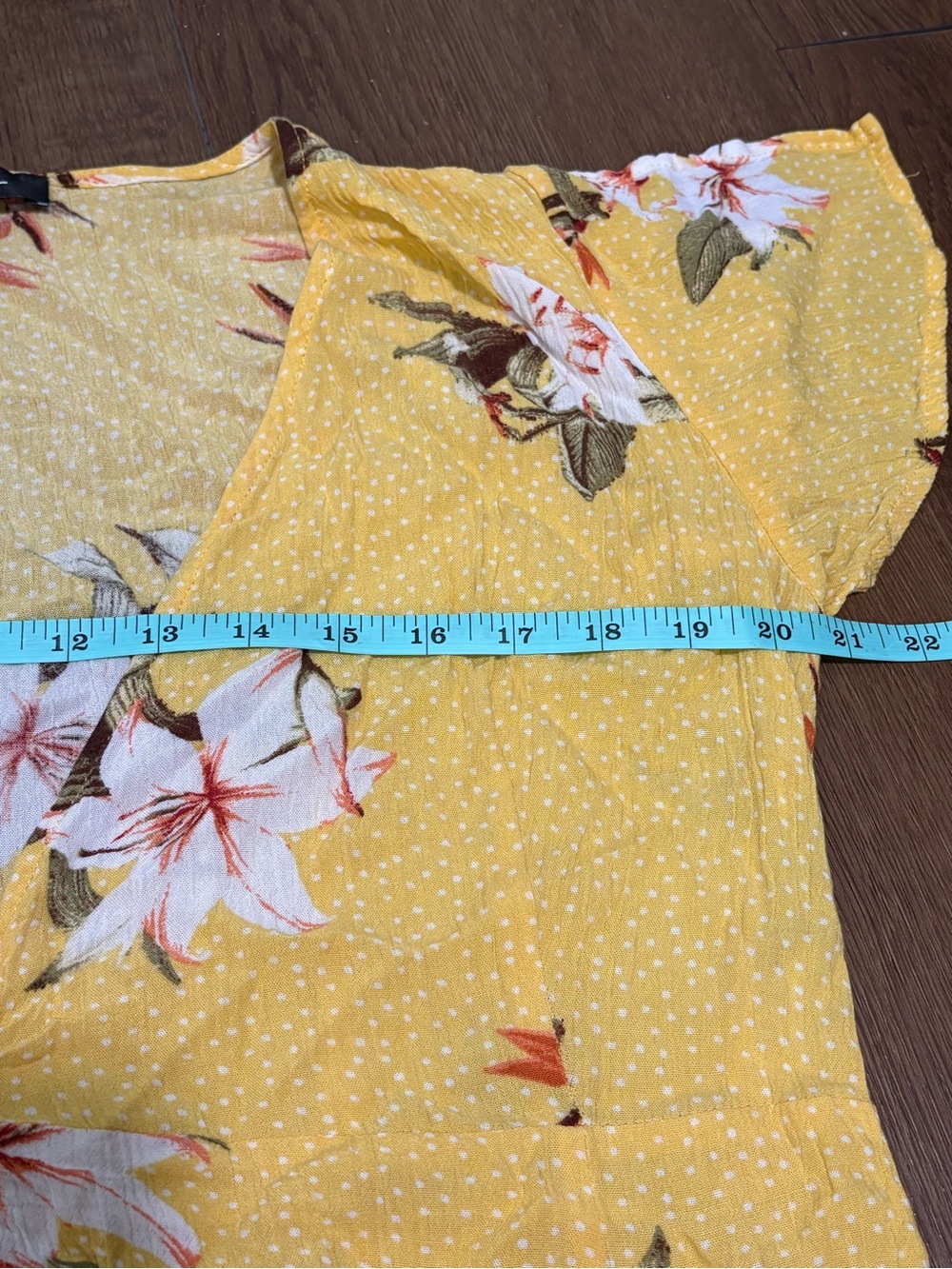 Lulus Heart of Marigold Yellow Floral Wrap Maxi Dress Medium - Picture 10 of 10